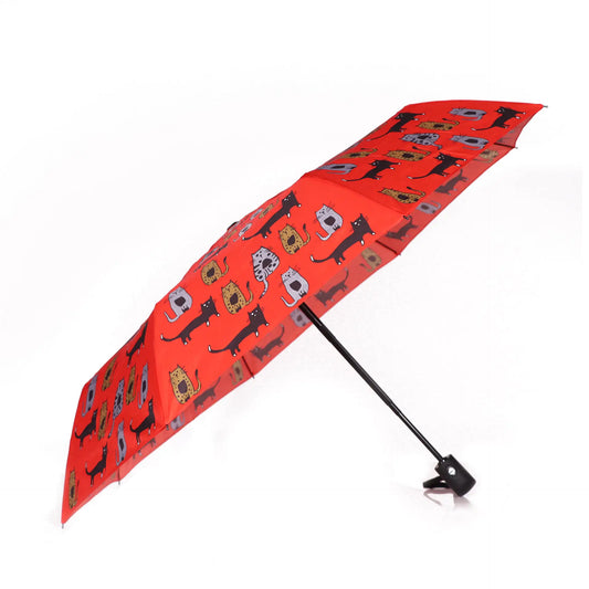 Biggdesign Cats Design Fully Automatic Umbrella