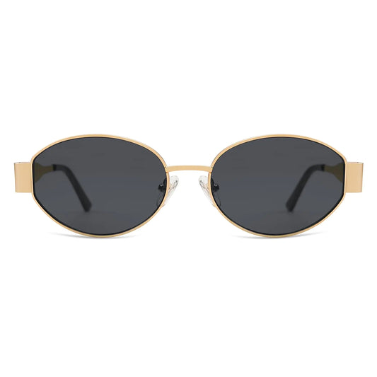 SOJOS Retro Oval Sunglasses for Women and Men